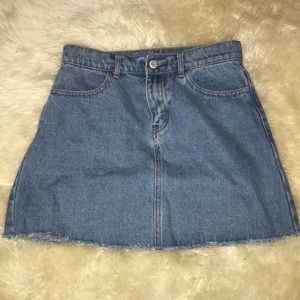 Brandy Melville denim miniskirt